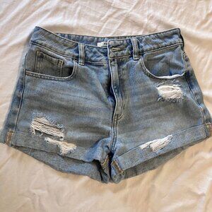 PacSun Women’s Size 26 denim mom shorts